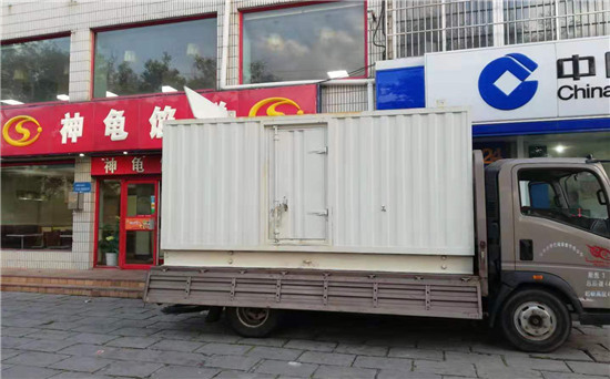 北碚出租发电机施工案例